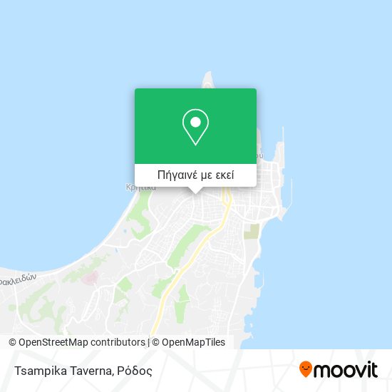 Tsampika Taverna χάρτης
