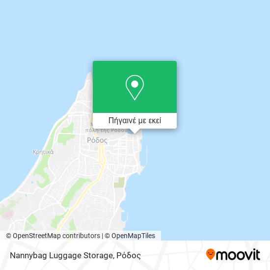 Nannybag Luggage Storage χάρτης