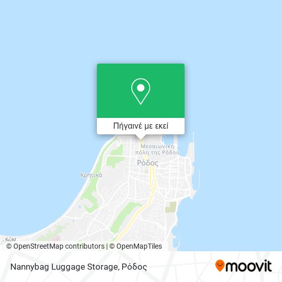 Nannybag Luggage Storage χάρτης