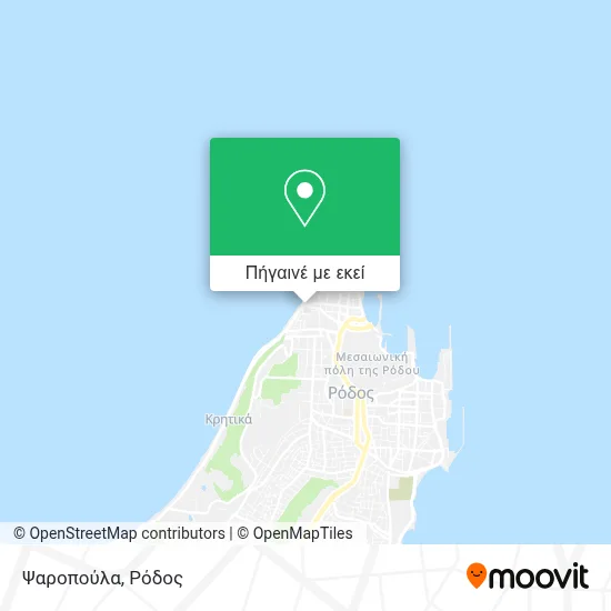 Ψαροπούλα χάρτης