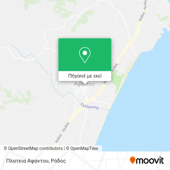Πλατεια Αφαντου χάρτης