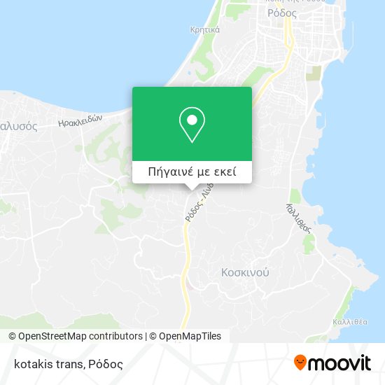 kotakis trans χάρτης
