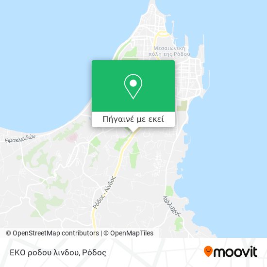 EKO  ροδου λινδου χάρτης