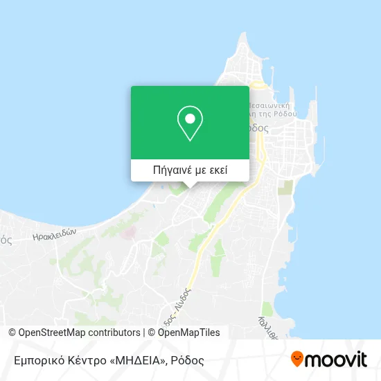 Εμπορικό Κέντρο «ΜΗΔΕΙΑ» χάρτης