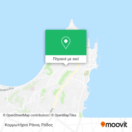 Κομμωτήριο Ράνια χάρτης