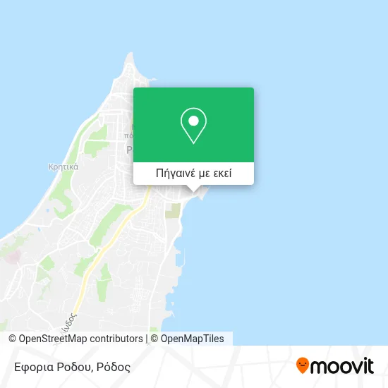 Εφορια Ροδου χάρτης