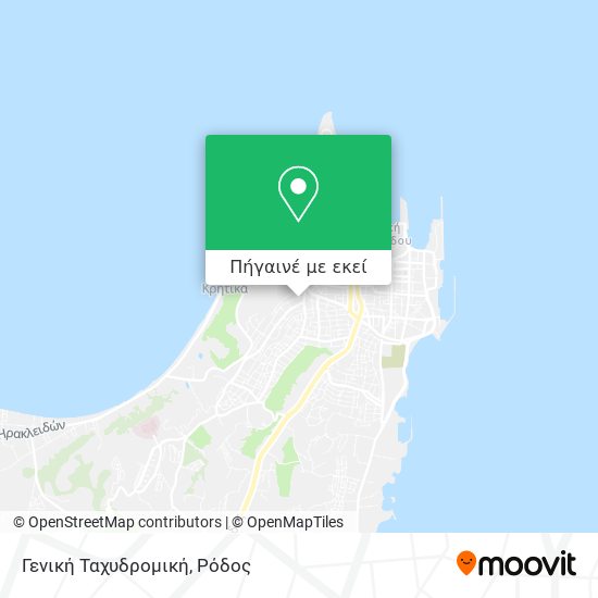Γενική Ταχυδρομική χάρτης
