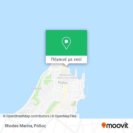Rhodes Marina χάρτης