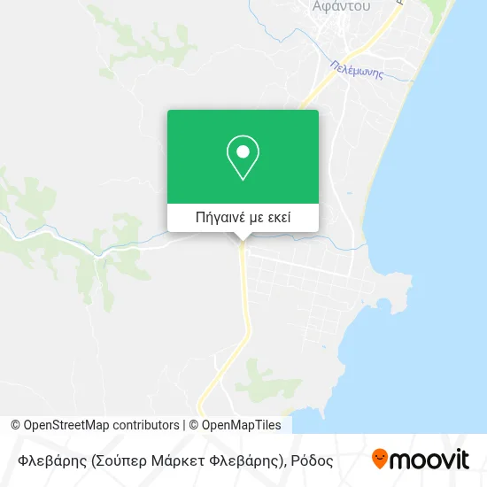 Φλεβάρης (Σούπερ Μάρκετ Φλεβάρης) χάρτης