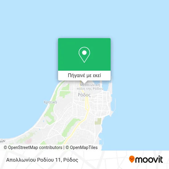 Απολλωνίου Ροδίου 11 χάρτης