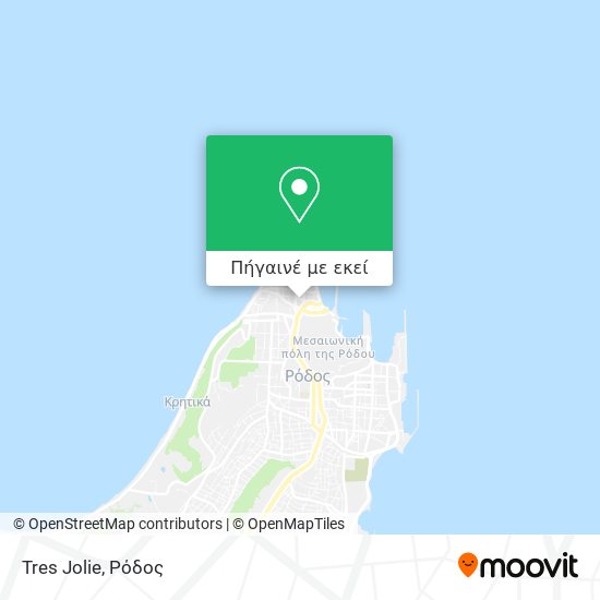 Tres Jolie χάρτης