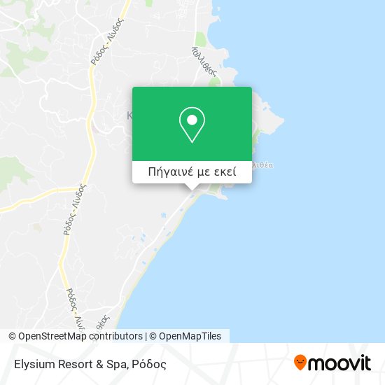 Elysium Resort & Spa χάρτης
