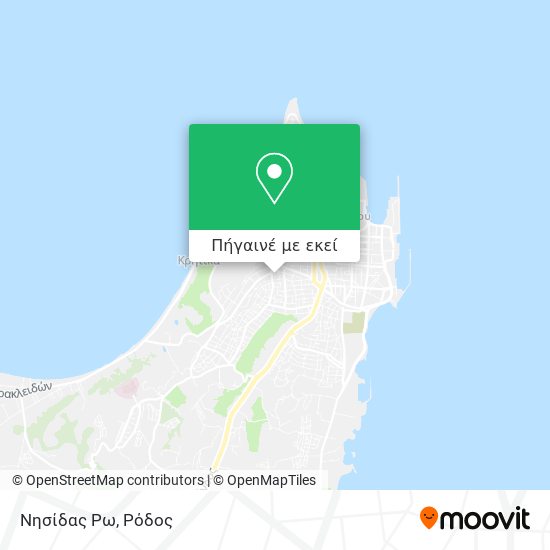 Νησίδας Ρω χάρτης