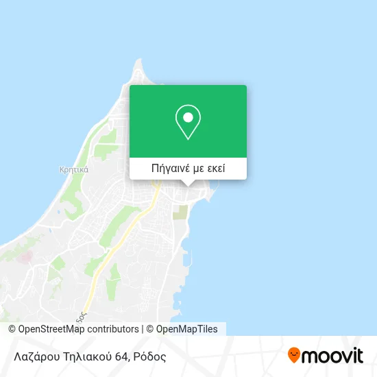Λαζάρου Τηλιακού 64 χάρτης