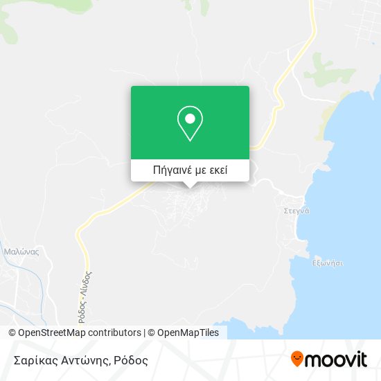 Σαρίκας Αντώνης χάρτης