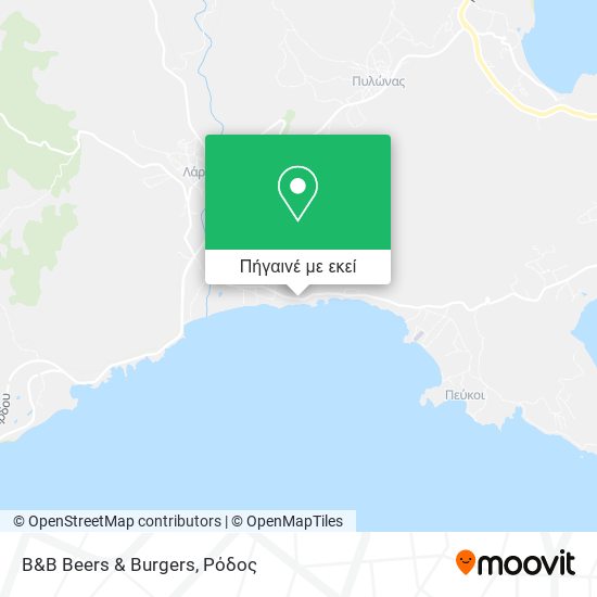B&B Beers & Burgers χάρτης