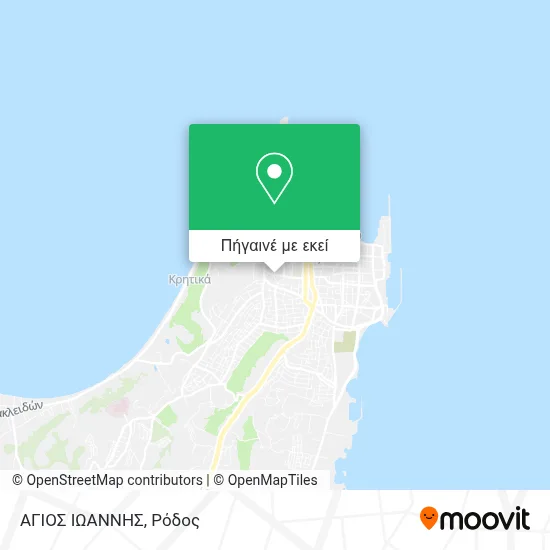 ΑΓΙΟΣ ΙΩΑΝΝΗΣ χάρτης