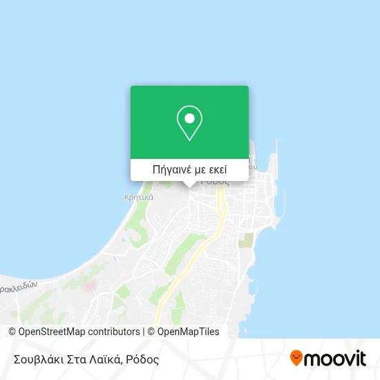 Σουβλάκι Στα Λαϊκά χάρτης