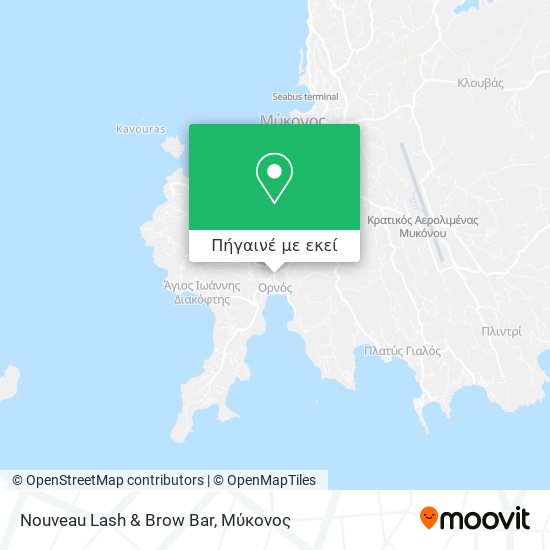 Nouveau Lash & Brow Bar χάρτης