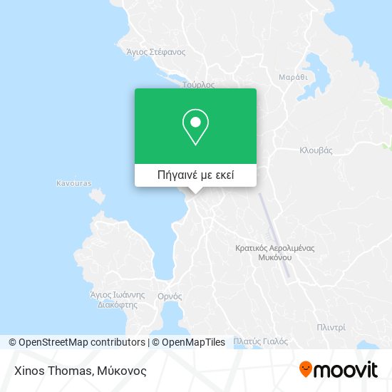 Xinos Thomas χάρτης