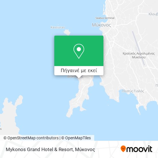 Mykonos Grand Hotel & Resort χάρτης