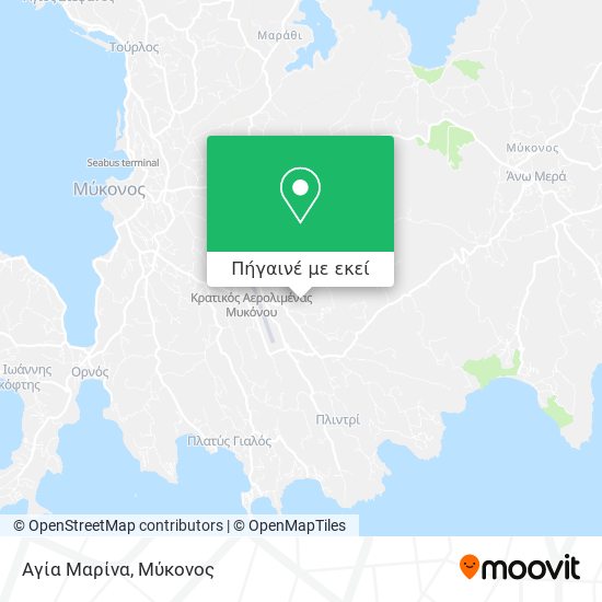 Αγία Μαρίνα χάρτης