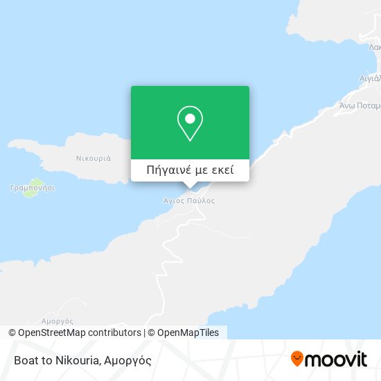Boat to Nikouria χάρτης