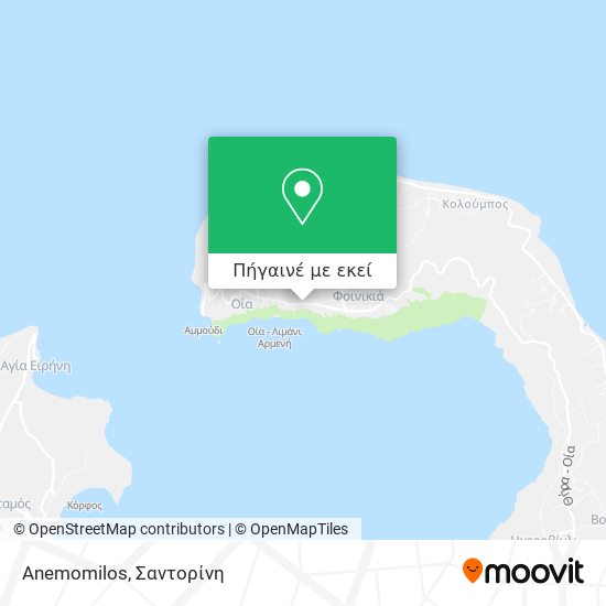 Anemomilos χάρτης