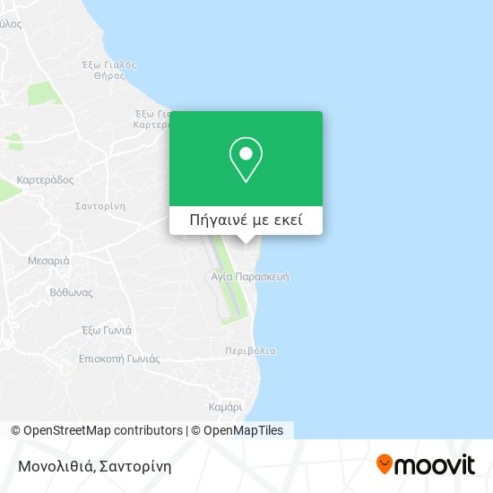 Μονολιθιά χάρτης