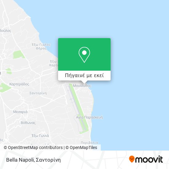 Bella Napoli χάρτης