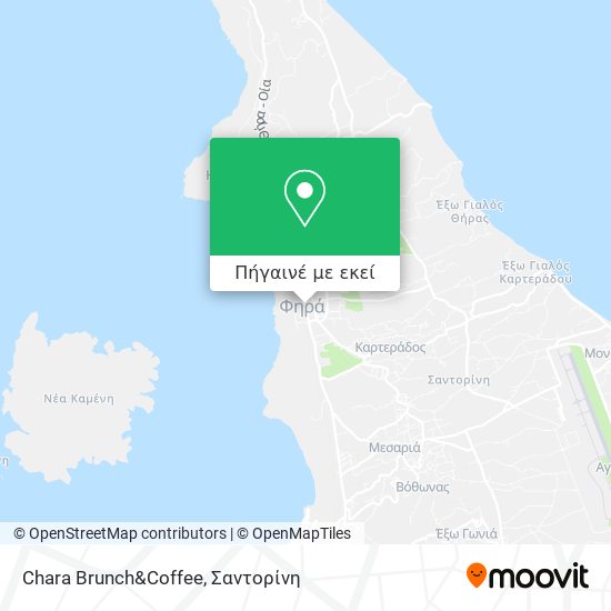 Chara Brunch&Coffee χάρτης