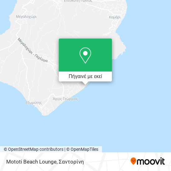 Mototi Beach Lounge χάρτης