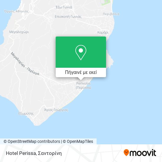 Hotel Perissa χάρτης