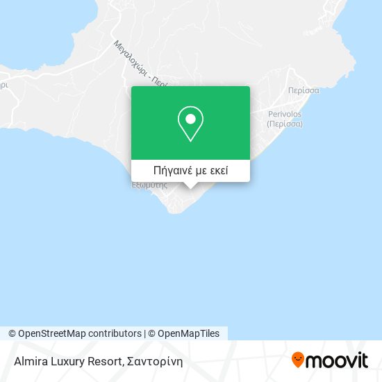 Almira Luxury Resort χάρτης