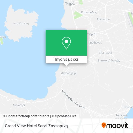 Grand View Hotel Servi χάρτης
