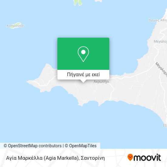 Αγία Μαρκέλλα (Agia Markella) χάρτης