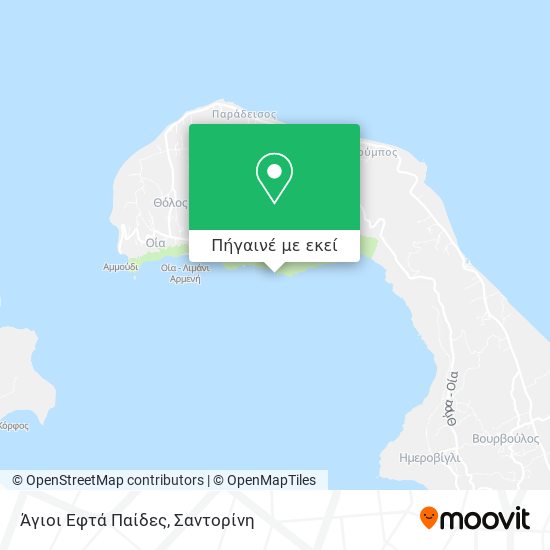 Άγιοι Εφτά Παίδες χάρτης