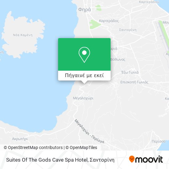 Suites Of The Gods Cave Spa Hotel χάρτης