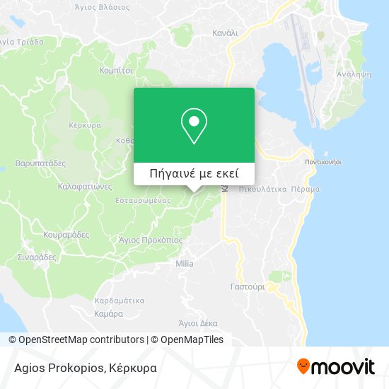 Agios Prokopios χάρτης