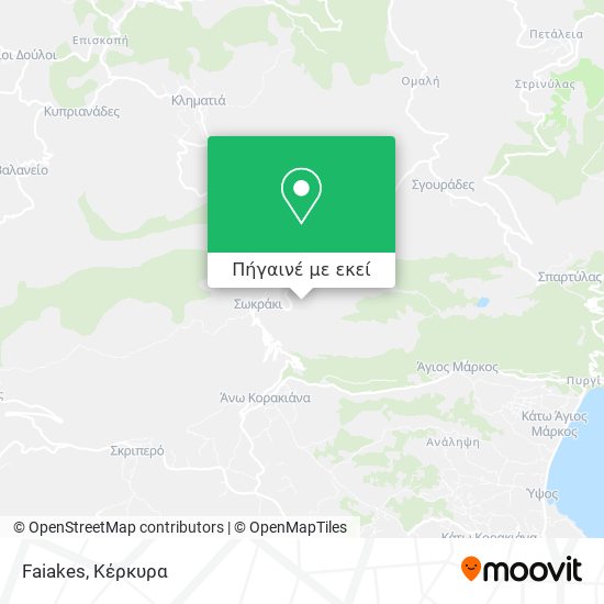 Faiakes χάρτης