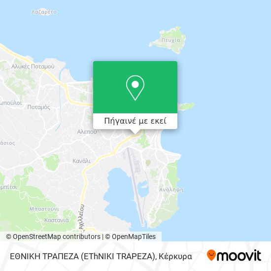 ΕΘΝΙΚΗ ΤΡΑΠΕΖΑ (EThNIKI TRAPEZA) χάρτης