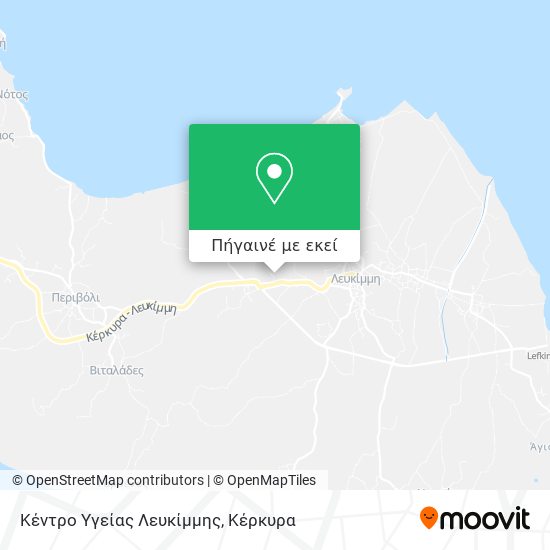 Κέντρο Υγείας Λευκίμμης χάρτης