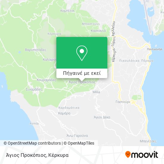 Άγιος Προκόπιος χάρτης