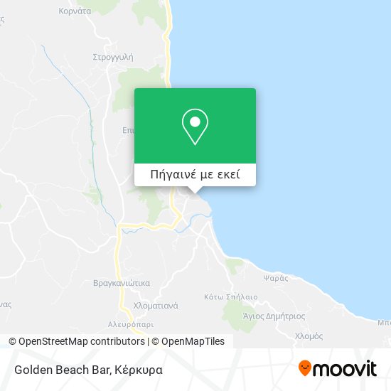 Golden Beach Bar χάρτης