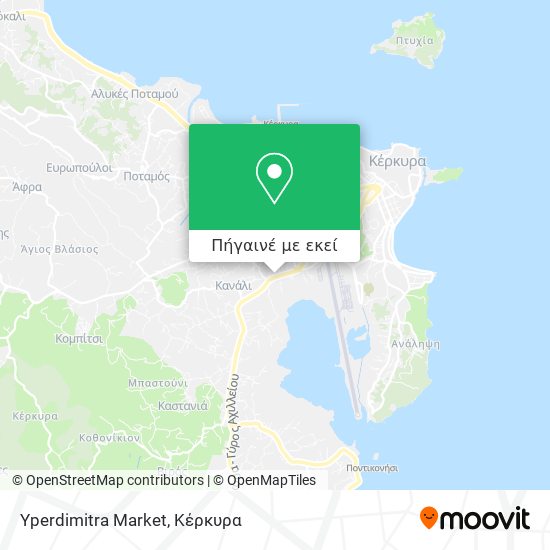 Yperdimitra Market χάρτης