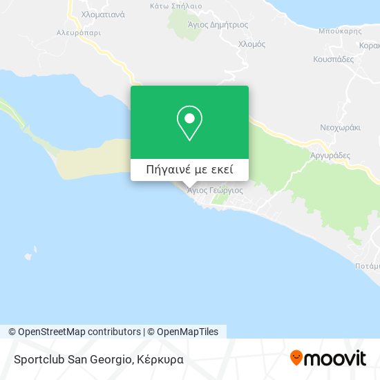 Sportclub San Georgio χάρτης