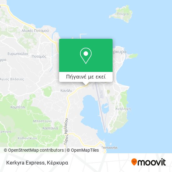 Kerkyra Express χάρτης