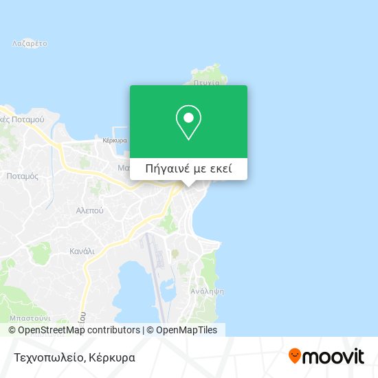 Τεχνοπωλείο χάρτης