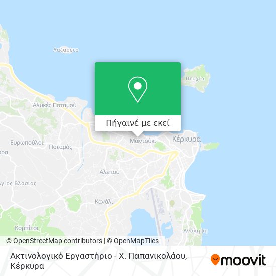 Ακτινολογικό Εργαστήριο - Χ. Παπανικολάου χάρτης