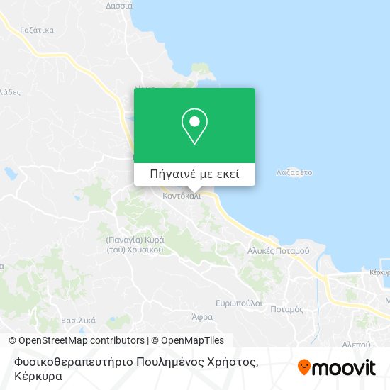 Φυσικοθεραπευτήριο Πουλημένος Χρήστος χάρτης